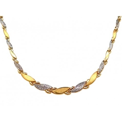 Zlatý dámský náhrdelník 