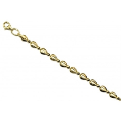 Zlatý dámský článkový náhrdelník